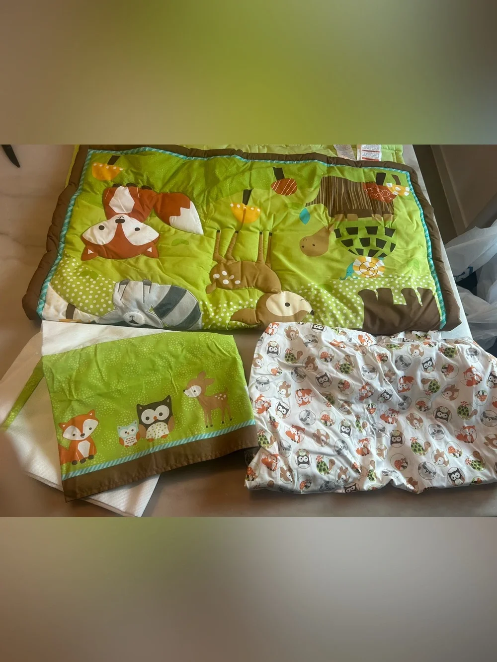 Bedtime Originals Woodland Friends 3pc Crib Bedding Set